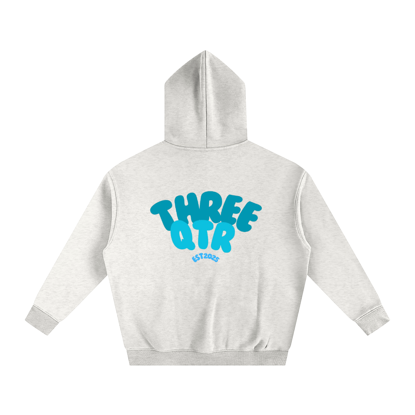 3QTR Oversize Fleeced Hoodie