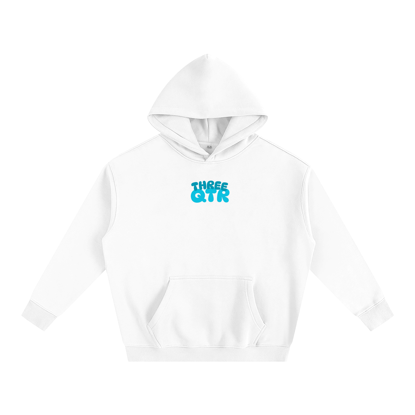 3QTR Oversize Fleeced Hoodie