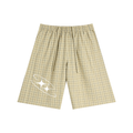 3QTR Plaid Wide Leg Shorts