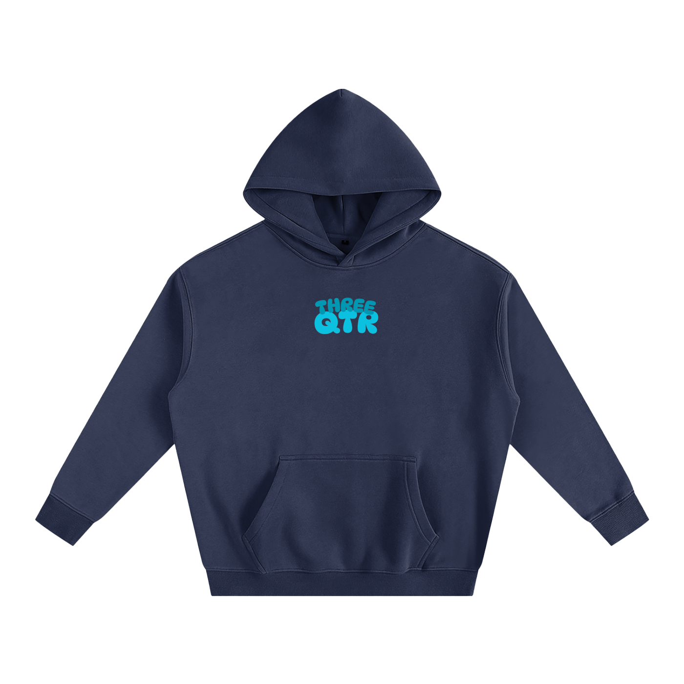 3QTR Oversize Fleeced Hoodie
