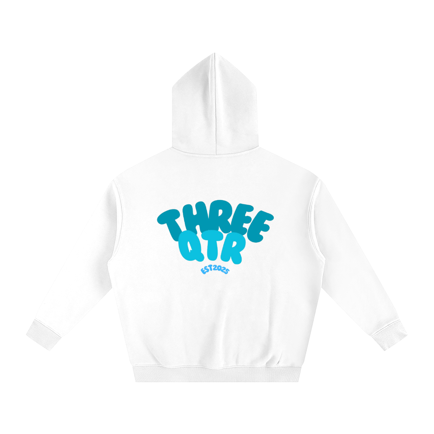 3QTR Oversize Fleeced Hoodie