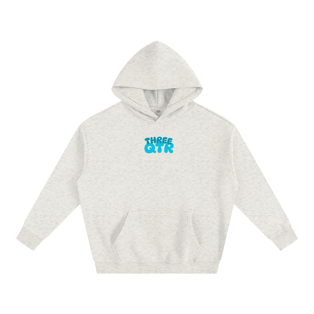 3QTR Oversize Fleeced Hoodie