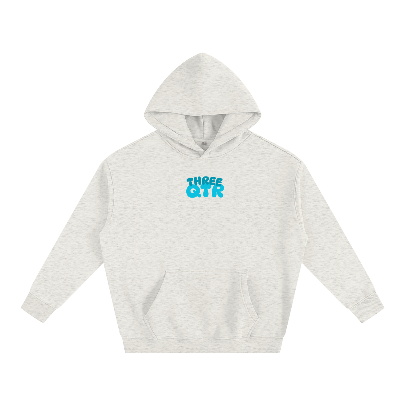 3QTR Oversize Fleeced Hoodie