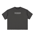 All In Or Nothing Boxy-Sleeve Raw-Edge T-Shirt