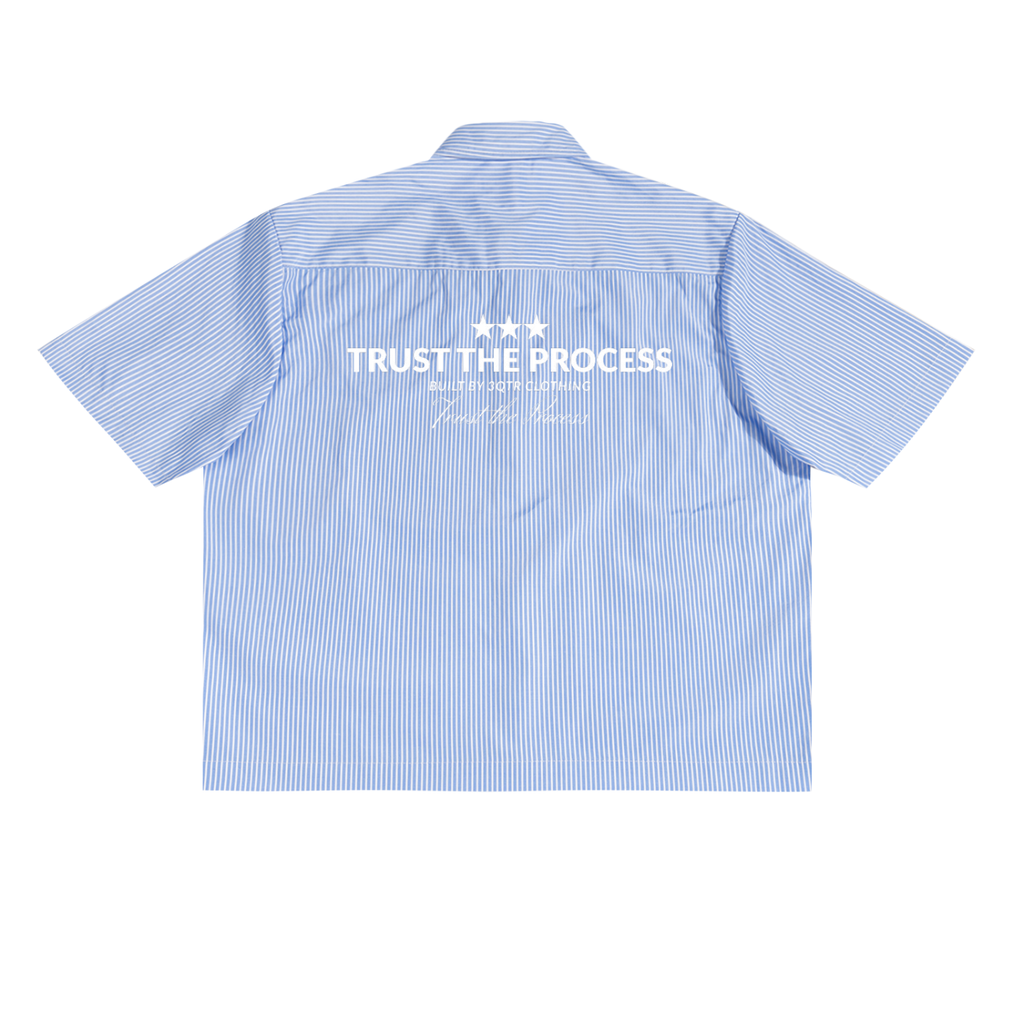 Oversized Vertical Stripe Boxy Shirt