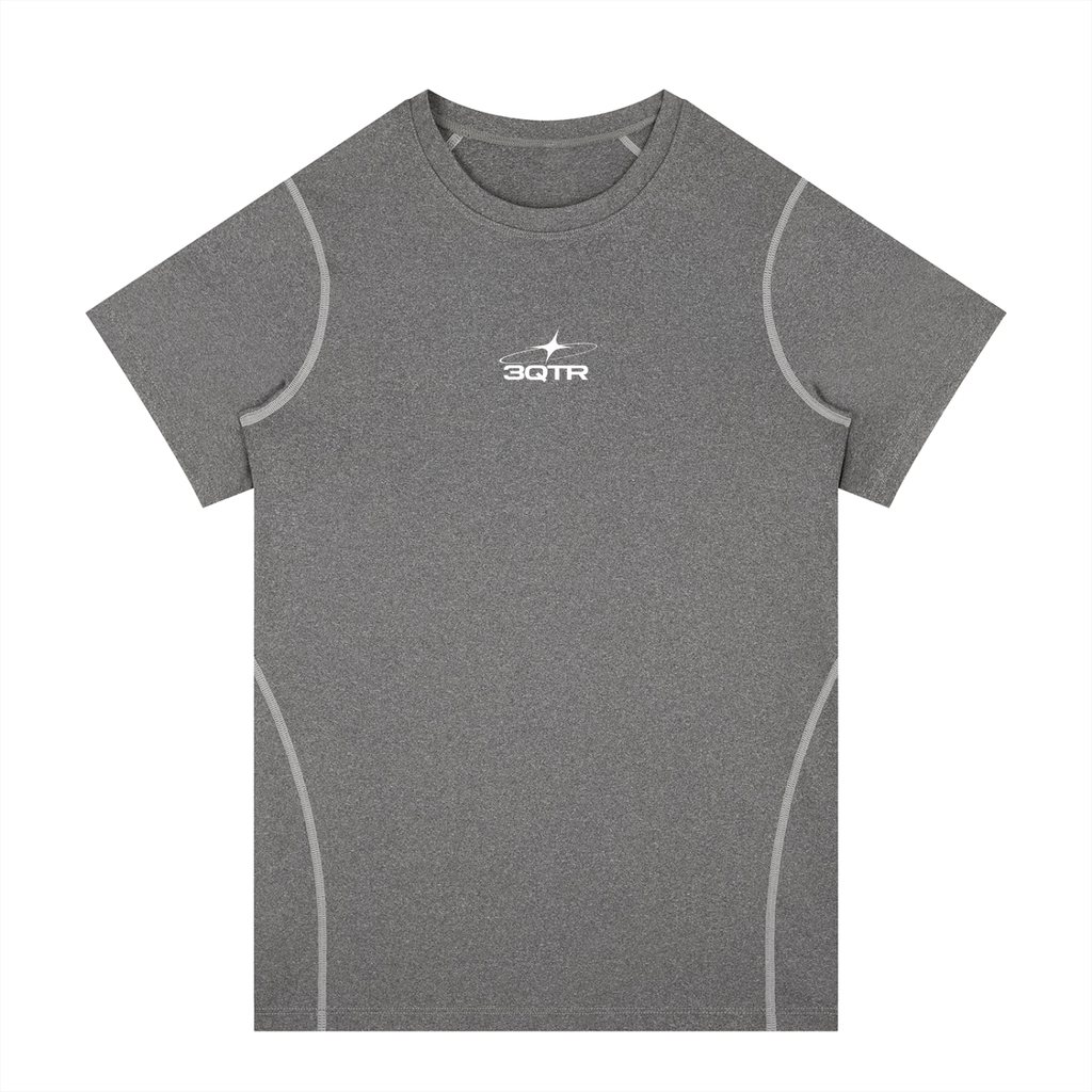 3QTR Men's Contrast Stitch Performance T-Shirt